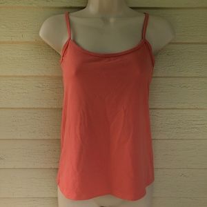 CDP & CO. 90%nylon,10%span terracotta cami